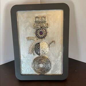 Snowman Jewelry Art